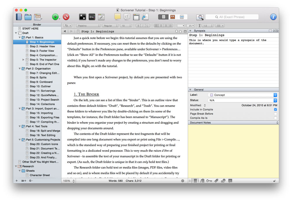 best playwriting software for mac